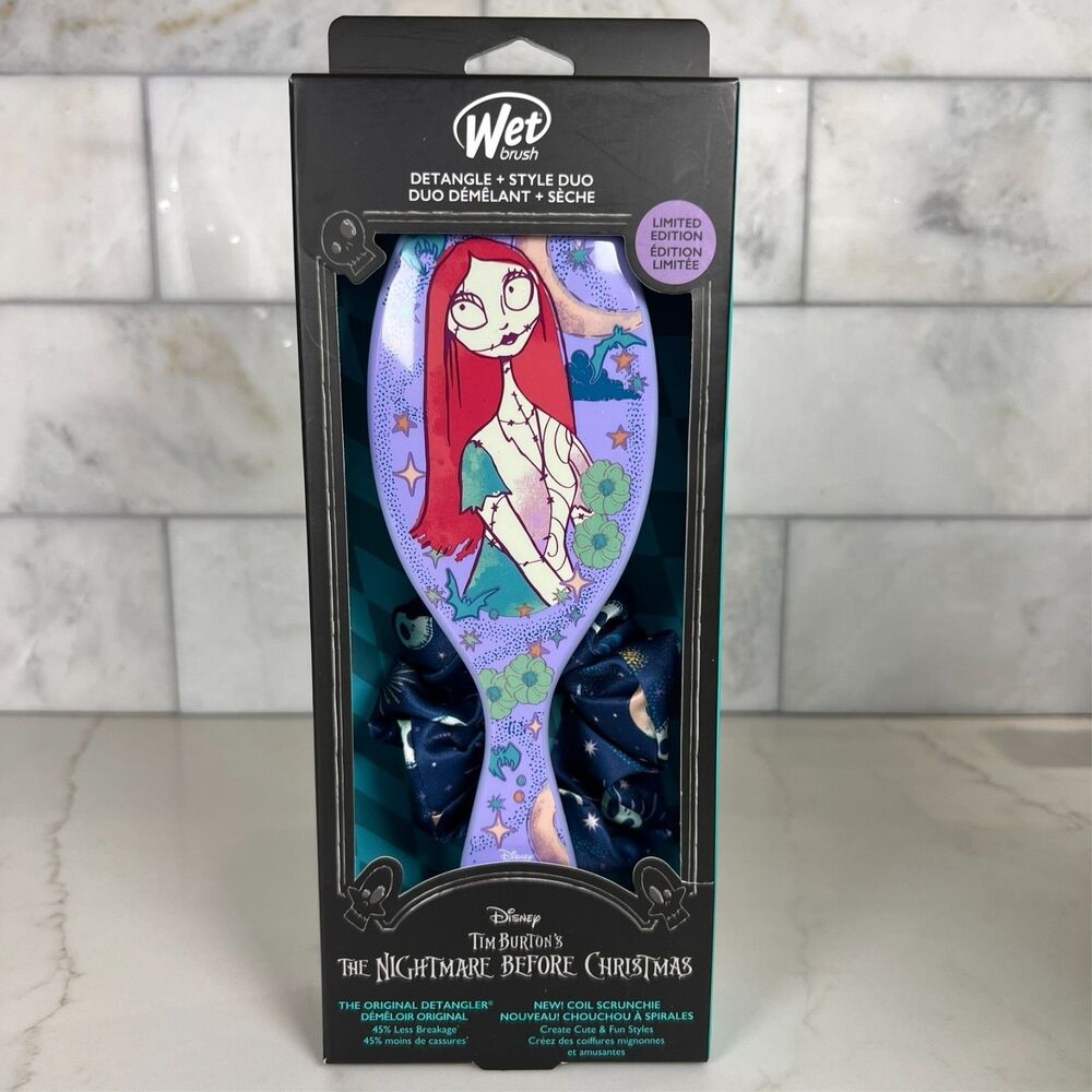 Wet Brush Nightmare Before Christmas Sally Limited Edition Detangler Whimsigoth